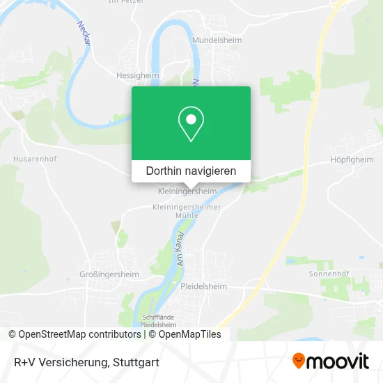 R+V Versicherung Karte