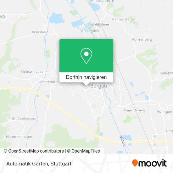 Automatik Garten Karte