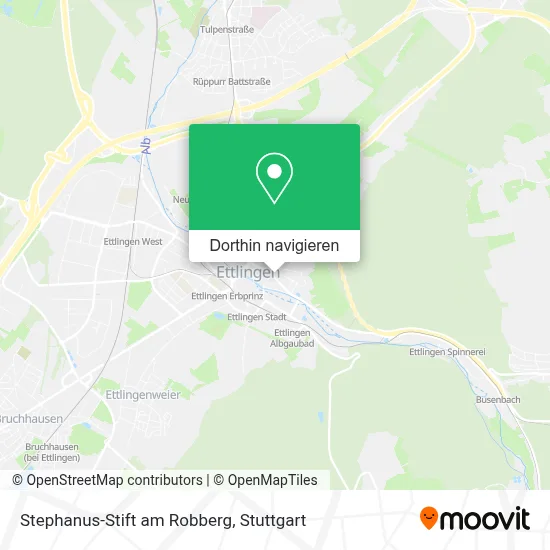 Stephanus-Stift am Robberg Karte