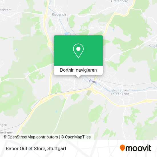 Babor Outlet Store Karte