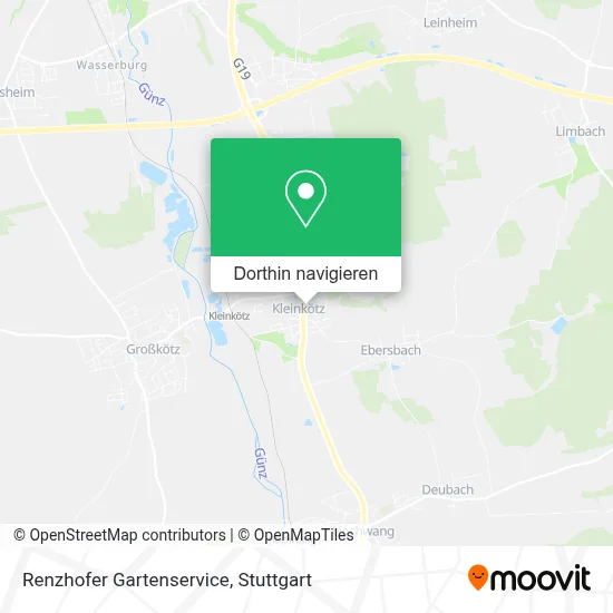 Renzhofer Gartenservice Karte