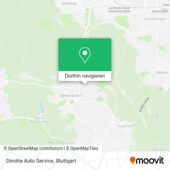Dimilta Auto Service Karte