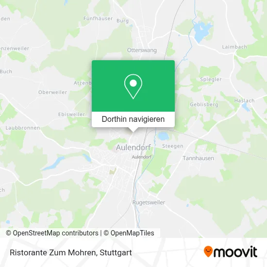 Ristorante Zum Mohren Karte