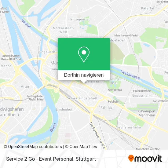 Service 2 Go - Event Personal Karte