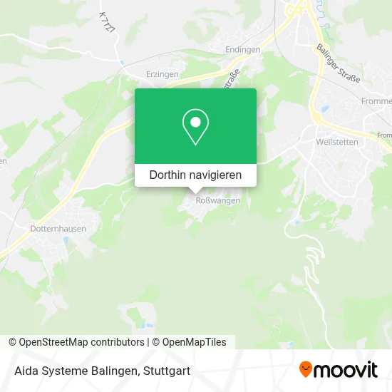 Aida Systeme Balingen Karte