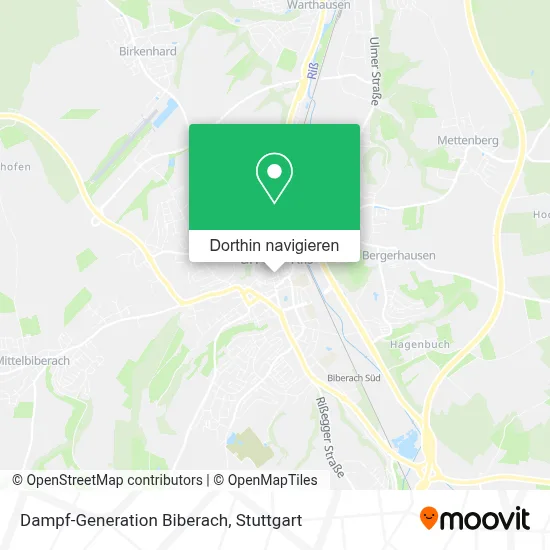 Dampf-Generation Biberach Karte