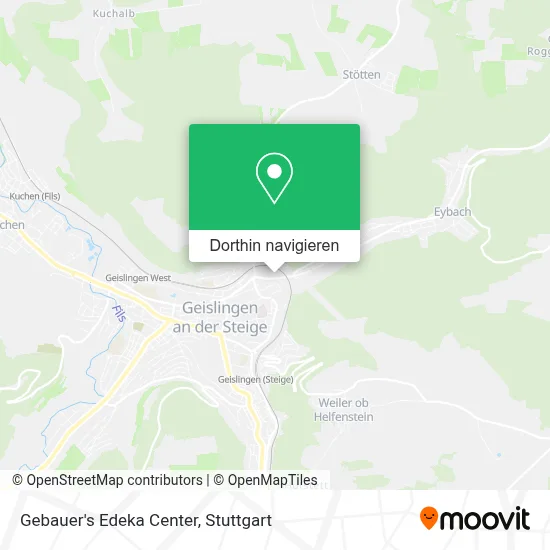 Gebauer's Edeka Center Karte