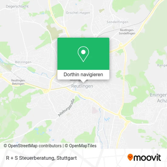 R + S Steuerberatung Karte