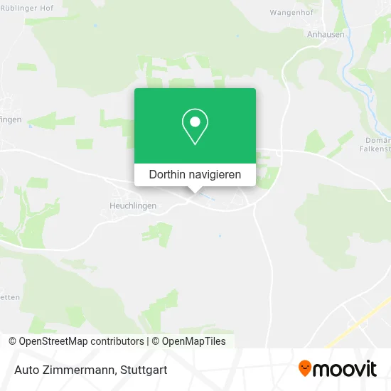 Auto Zimmermann Karte