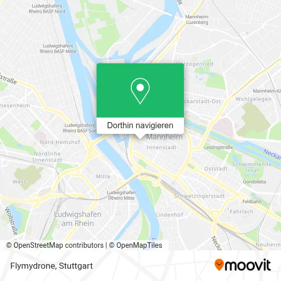 Flymydrone Karte