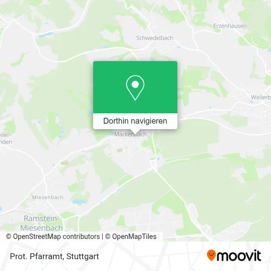 Prot. Pfarramt Karte