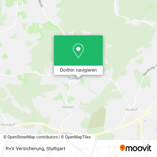R+V Versicherung Karte