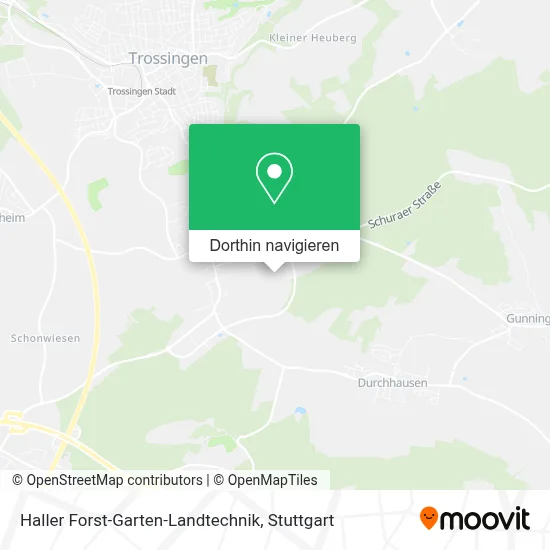 Haller Forst-Garten-Landtechnik Karte