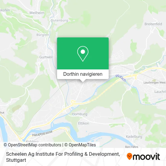 Scheelen Ag Institute For Profiling & Development Karte