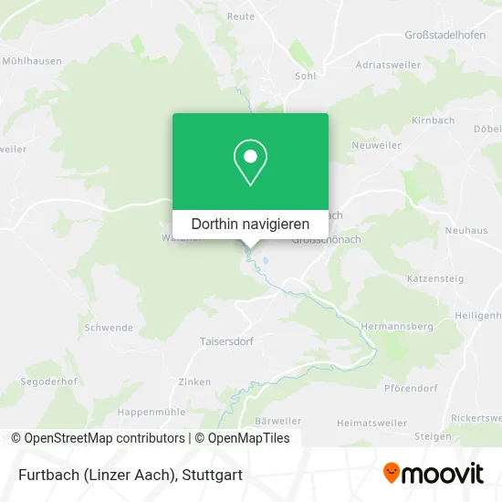 Furtbach (Linzer Aach) Karte