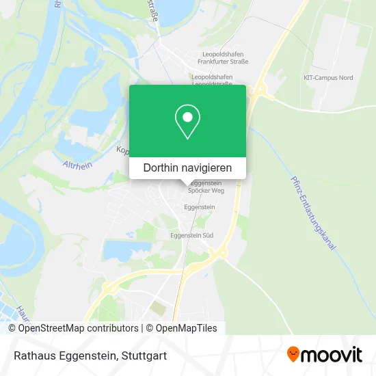 Rathaus Eggenstein Karte