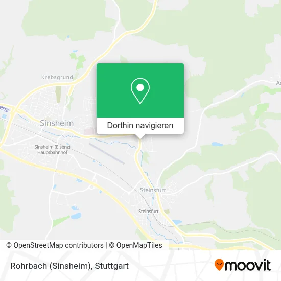 Rohrbach (Sinsheim) Karte