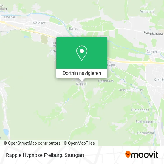 Räpple Hypnose Freiburg Karte