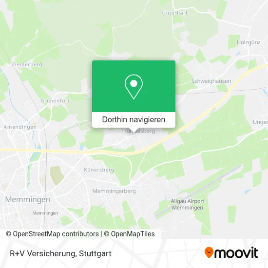R+V Versicherung Karte