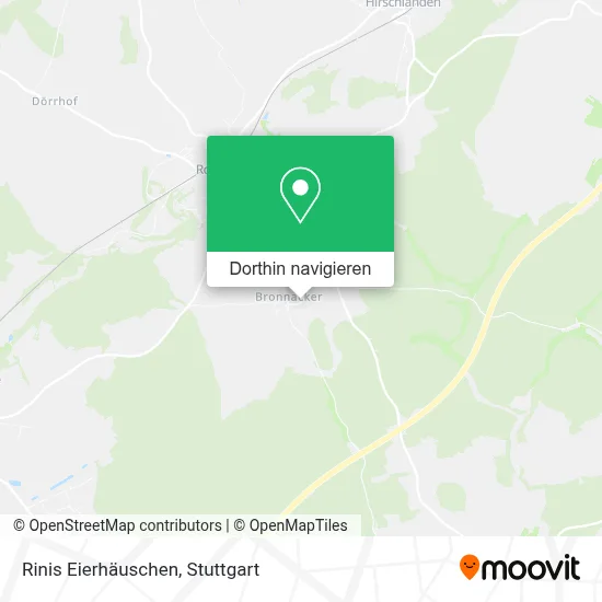 Rinis Eierhäuschen Karte