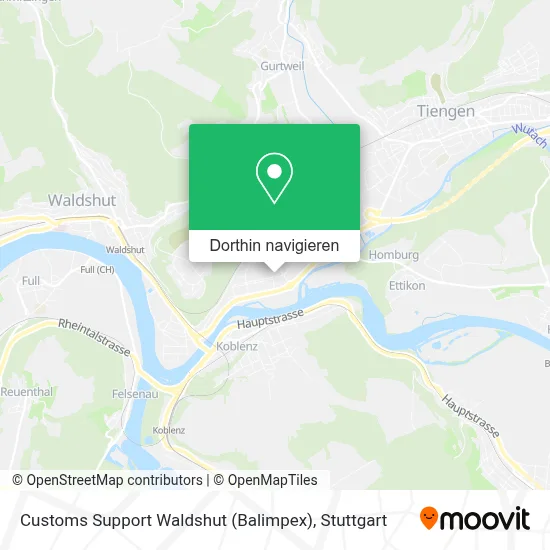 Customs Support Waldshut (Balimpex) Karte