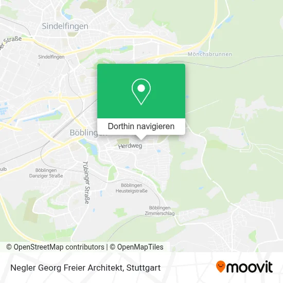 Negler Georg Freier Architekt Karte