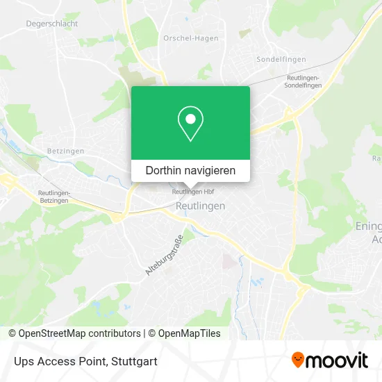 Ups Access Point Karte