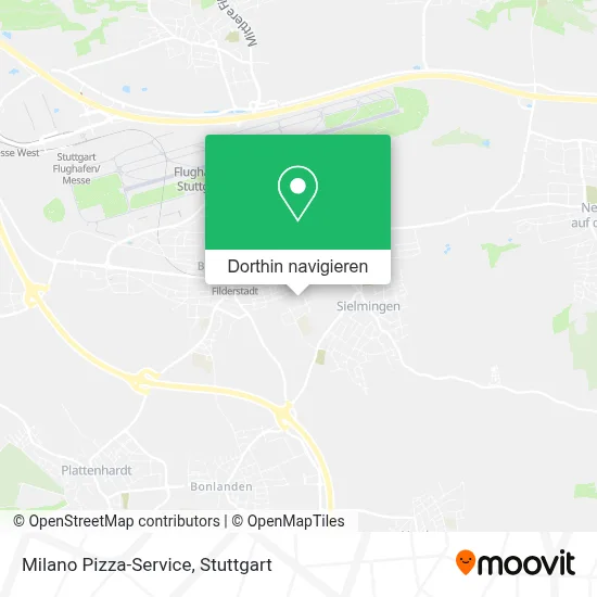 Milano Pizza-Service Karte