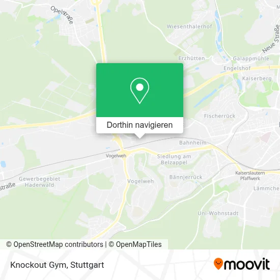 Knockout Gym Karte
