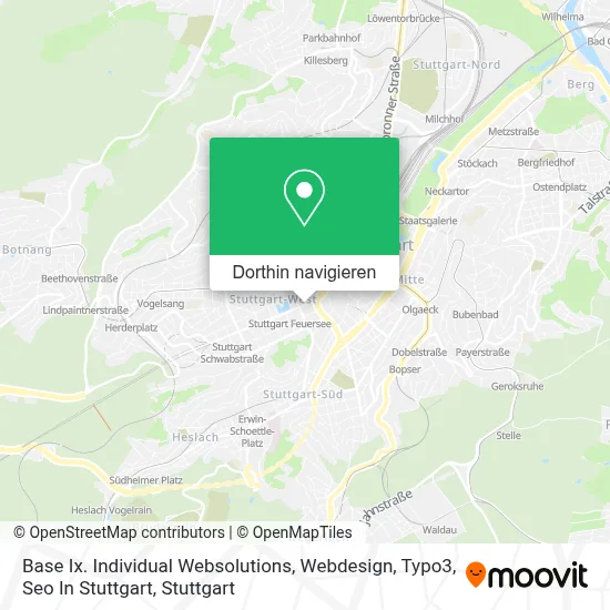 Base Ix. Individual Websolutions, Webdesign, Typo3, Seo In Stuttgart Karte