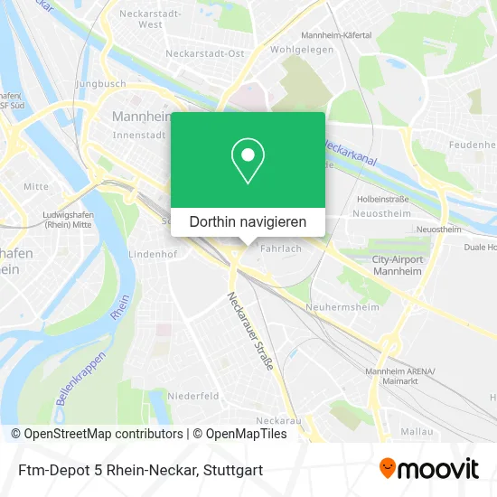Ftm-Depot 5 Rhein-Neckar Karte
