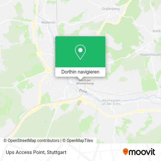 Ups Access Point Karte