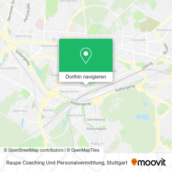 Raupe Coaching Und Personalvermittlung Karte