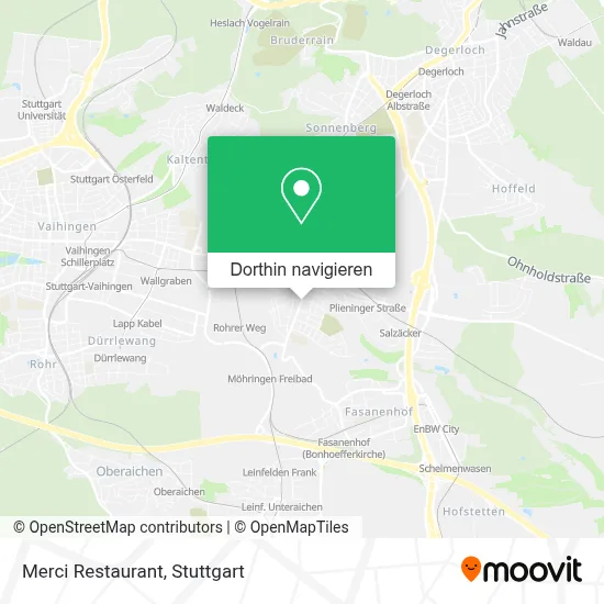 Merci Restaurant Karte