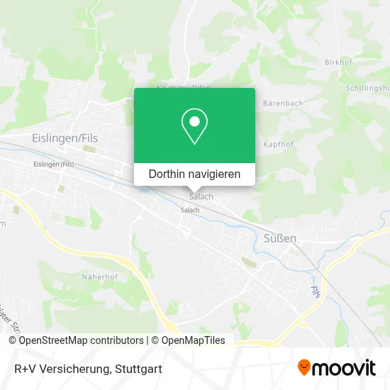 R+V Versicherung Karte