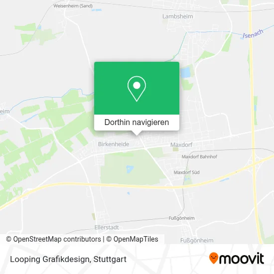 Looping Grafikdesign Karte