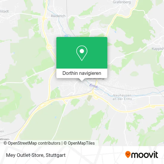 Mey Outlet-Store Karte