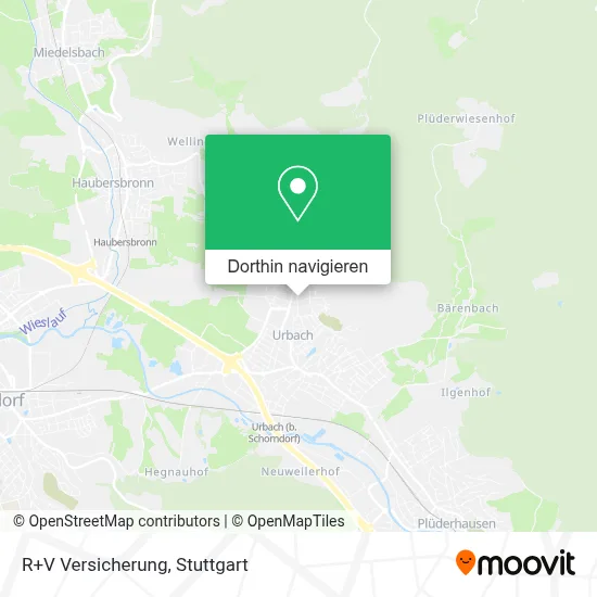 R+V Versicherung Karte