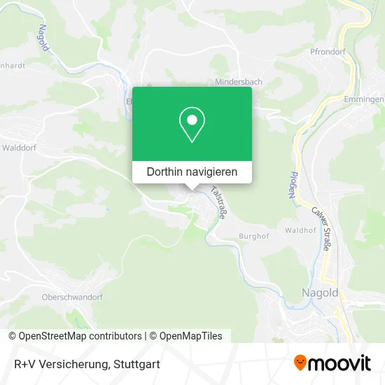 R+V Versicherung Karte