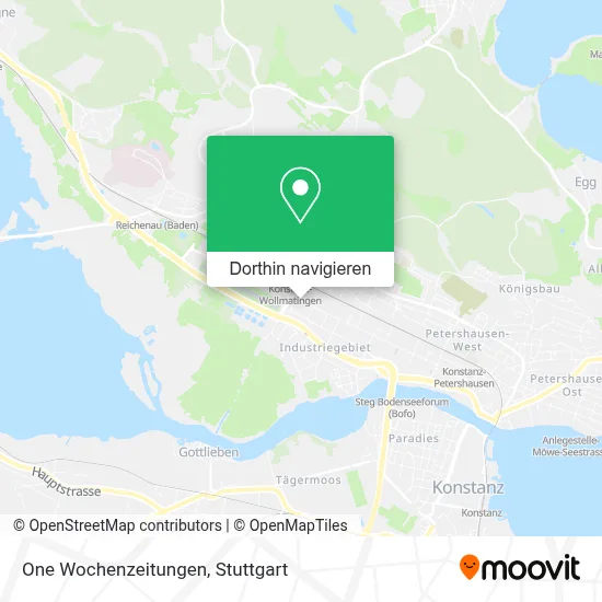 One Wochenzeitungen Karte