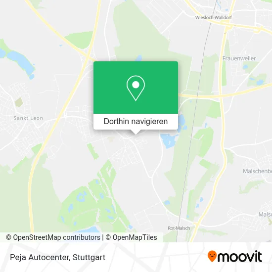 Peja Autocenter Karte