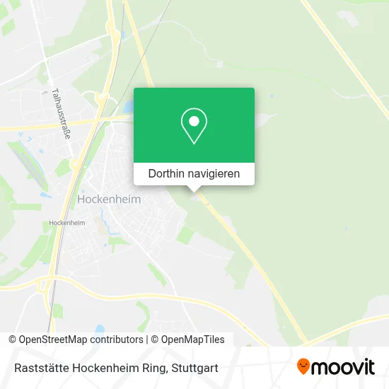 Raststätte Hockenheim Ring Karte