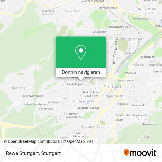 Rewe Stuttgart Karte