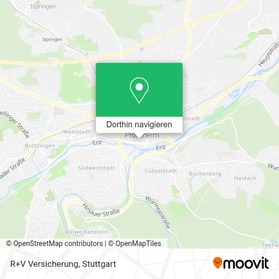 R+V Versicherung Karte
