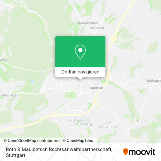 Roth & Maulbetsch Rechtsanwaltspartnerschaft Karte