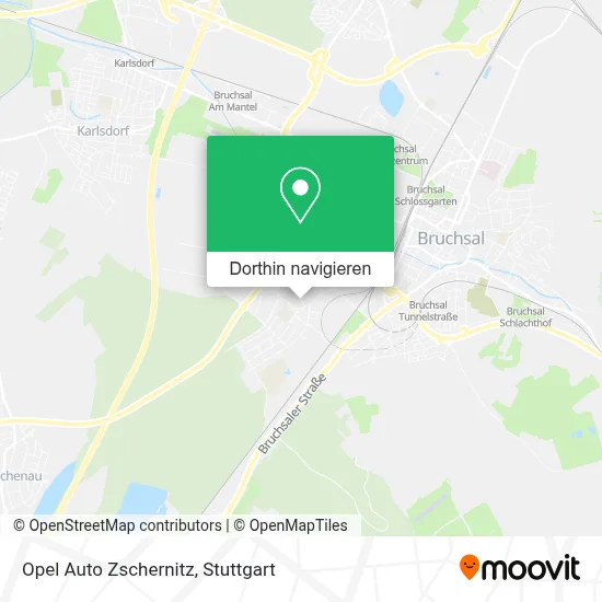 Opel Auto Zschernitz Karte