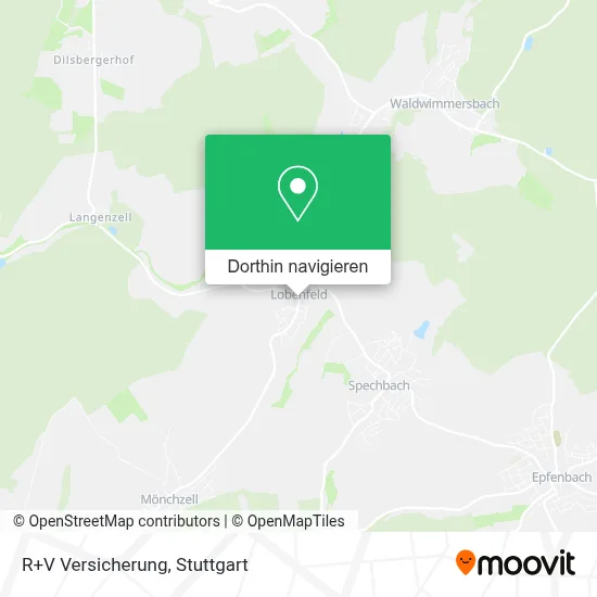 R+V Versicherung Karte