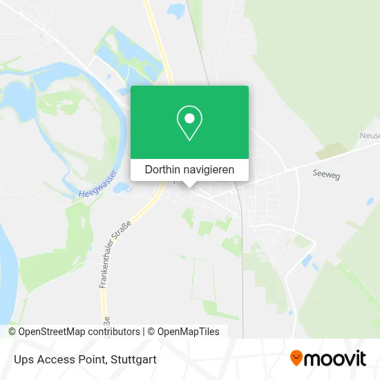 Ups Access Point Karte