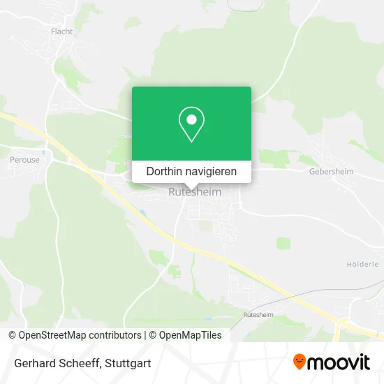 Gerhard Scheeff Karte