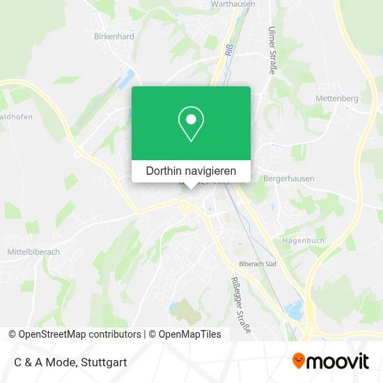 C & A Mode Karte